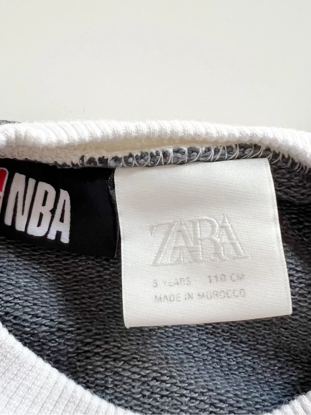 Zara Kids x NBA Los Angeles Lakers Basketball Boxy Sweatshirt | Size 5